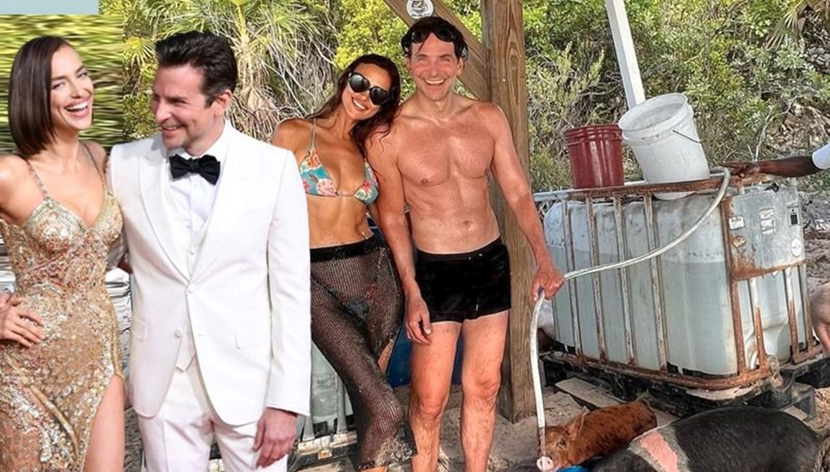 Eski sevgililer Bradley Cooper ve Irina Shayk beraber tatil yaptı