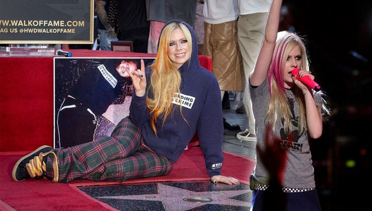 Avril Lavigne  Hollywood Şöhretler Kaldırımı’nda yıldız sahibi oldu